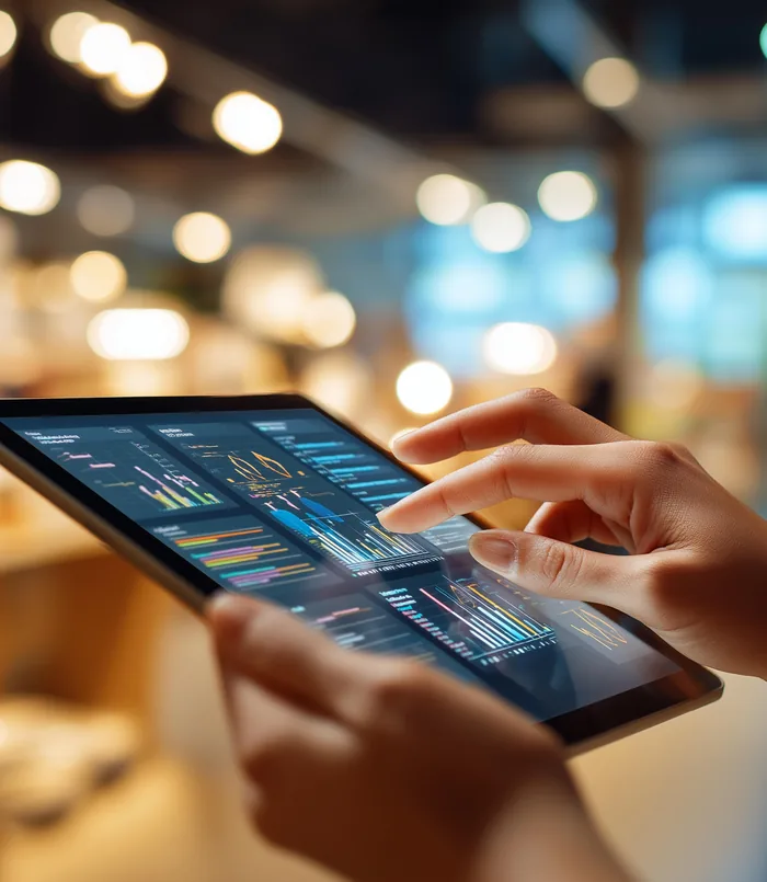 Prise de commande sur tablette en clientèle